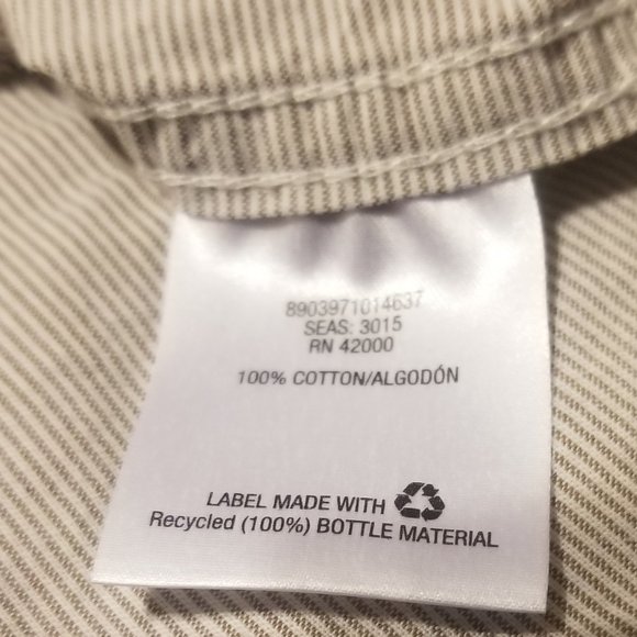 striped Northwest Territory XXL denim shirt with snap closures - Picture 5 of 5